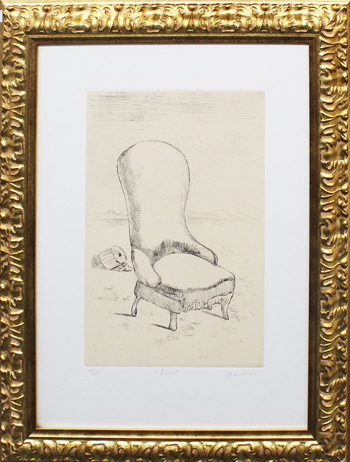 GIORGIO DE CHIRICO, "L'Idolo", 1971