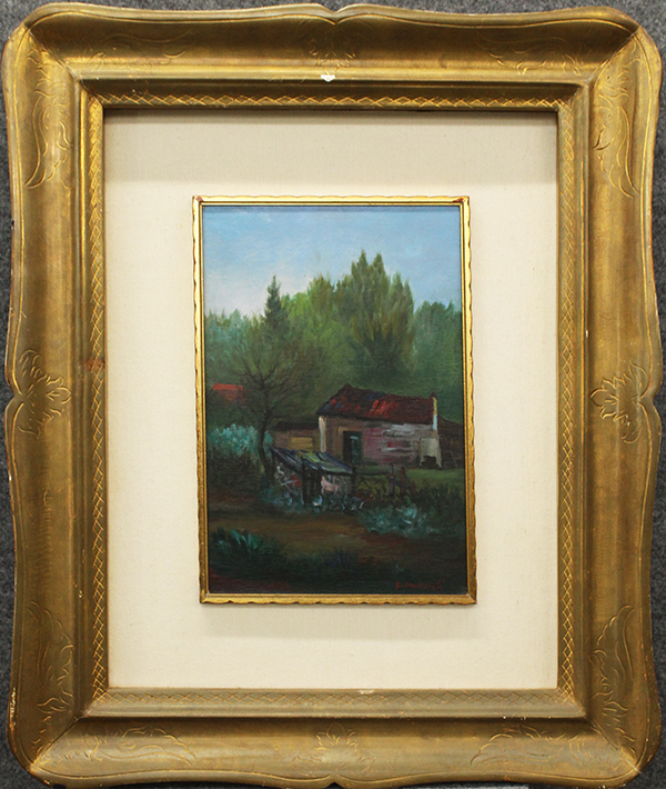 GIOVANNI OMICCIOLI, "Paesaggio", anni 50