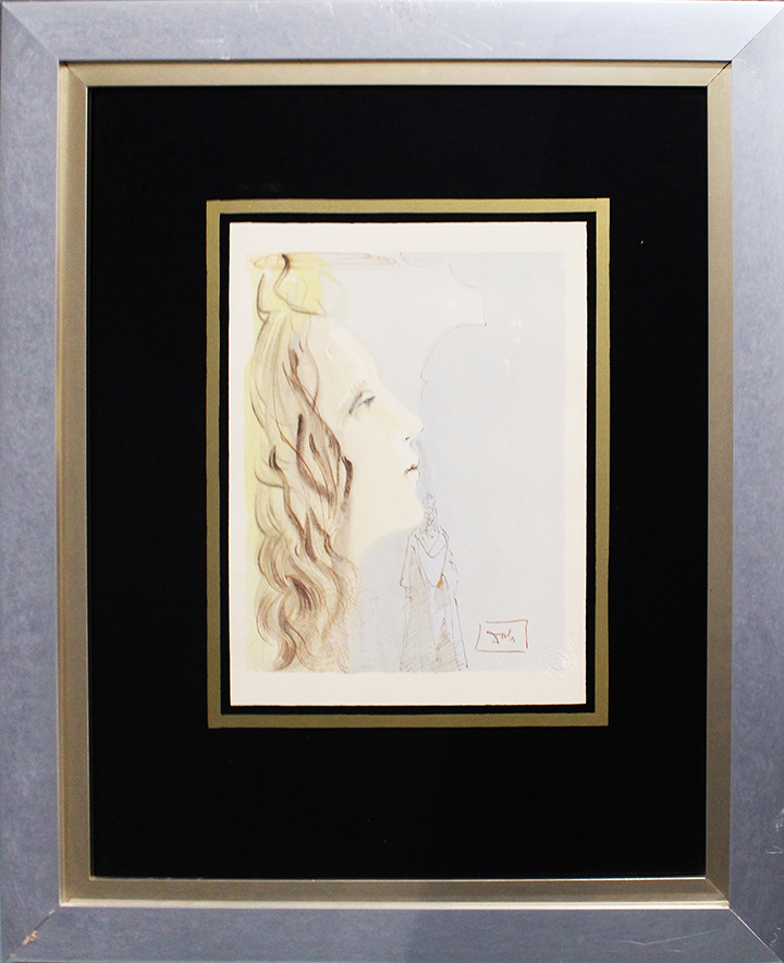 SALVADOR DALI', "DIVINA COMMEDIA-ASCESA IN VENERE" (PARADISO), 1974