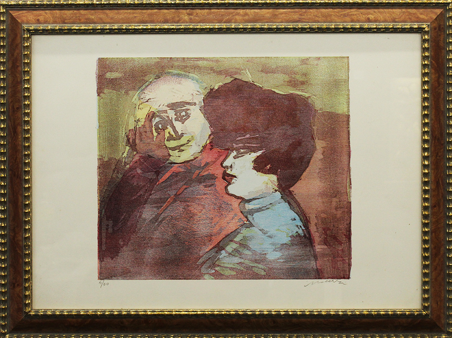 MINO MACCARI, "Personaggi", 'anni 80