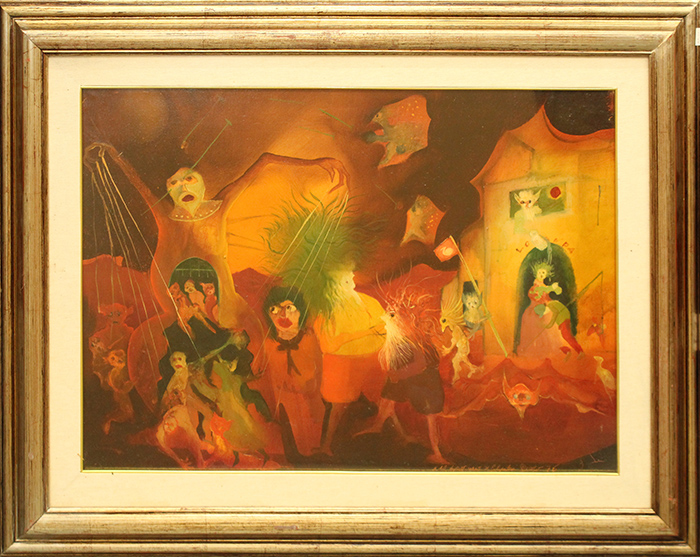 PIERO COLOMBANI, "Il burattinaio", anni 76