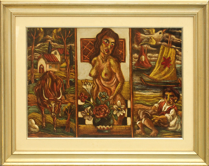 GIUSEPPE SERAFINI, "Nudo", anni 70