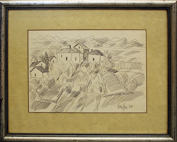 GIUSEPPE SERAFINI, "Paesaggio", 1983