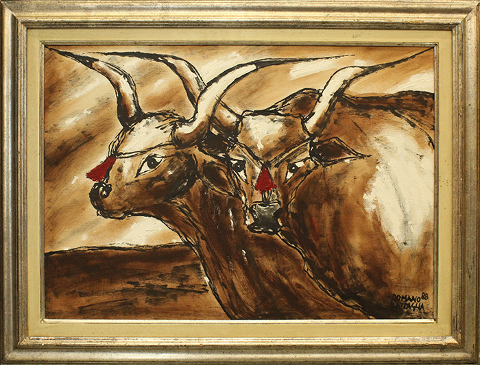 ROMANO BATTAGLIA, "Buoi", 1988