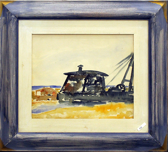 DOMENICO CANTATORE, "Il rimorchiatore", 1950