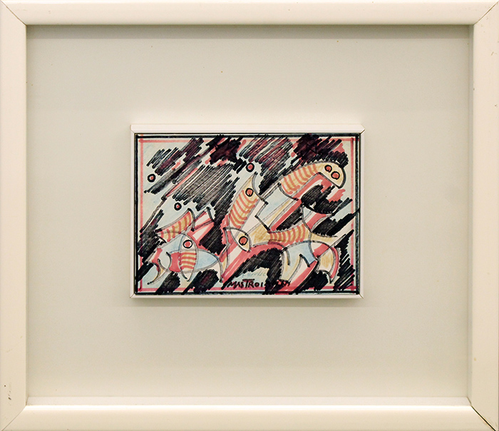 MASTROIANNI UMBERTO, "Astratto", anni 70'