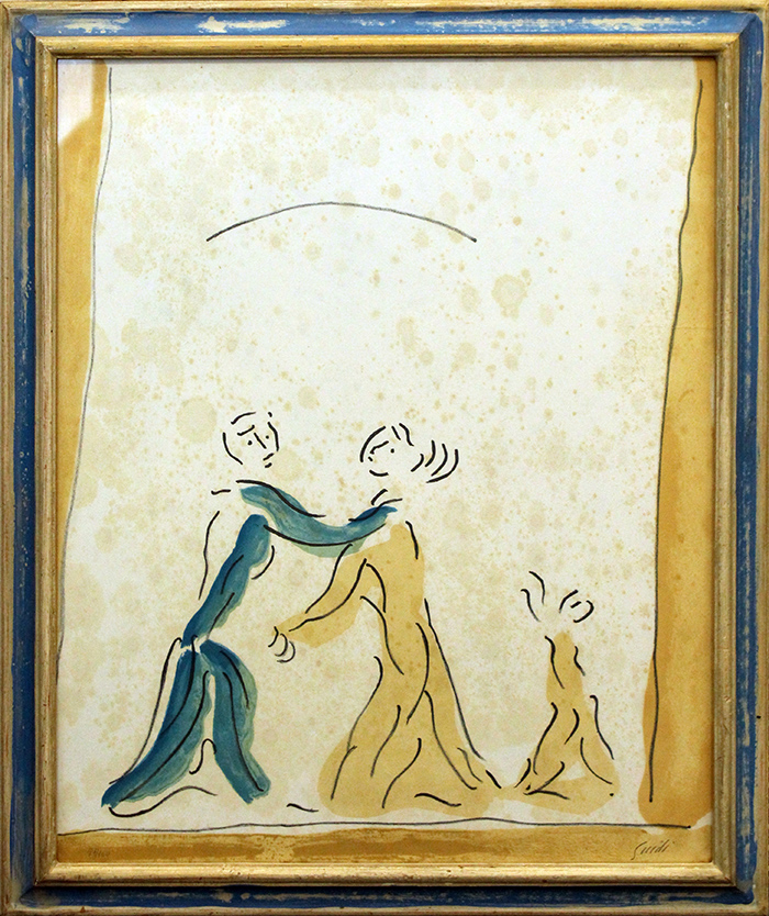 VIRGILIO GUIDI, "Incontro",anni 70'