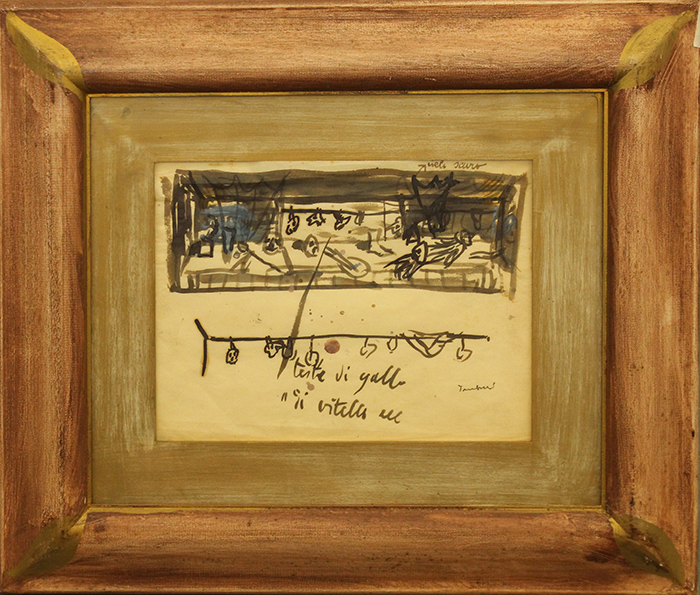 TAMBURI "Macelleria" (il vitellone) anni 40'