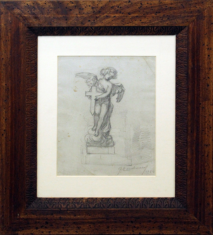MONTRUCCOLI GINO, "Angelo con la croce" anno1924