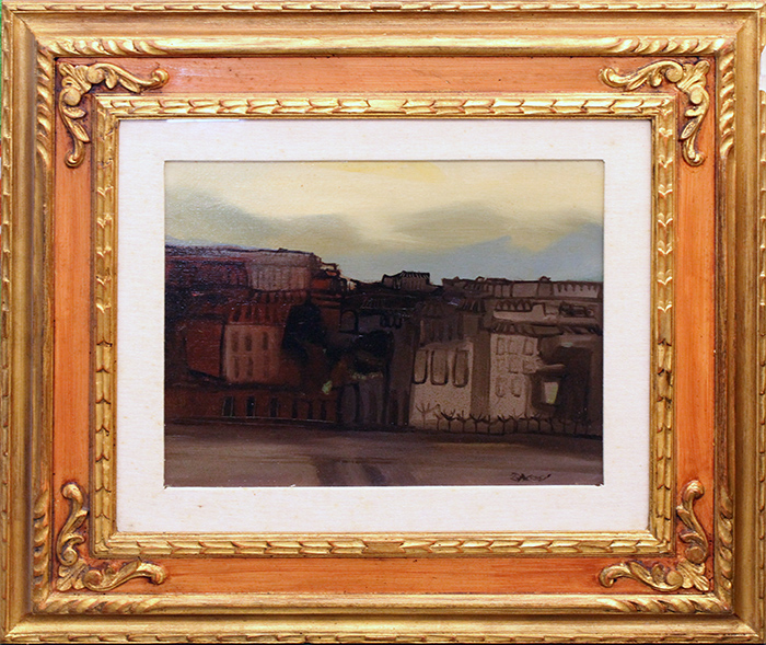 MANLIO BACOSI , "Periferia di Perugia" 1967