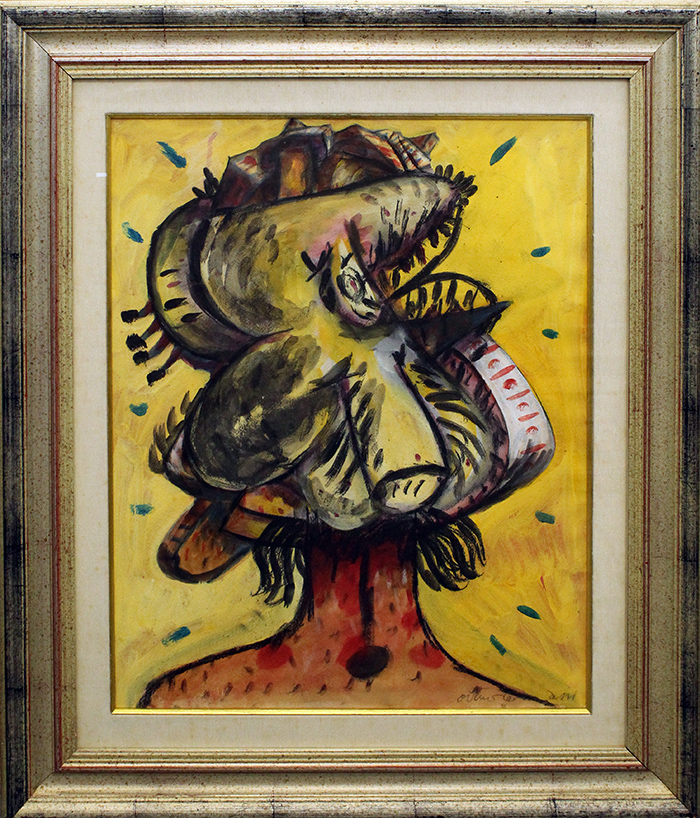 ARTURO CARMASSI , anni 70', "Figura astratta"