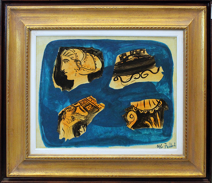 FABBRI ALFREDO, "Icone Greche" anni 70'