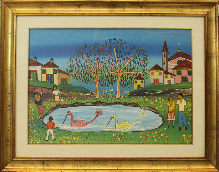 VASINI , anni 80', "Paesaggio"