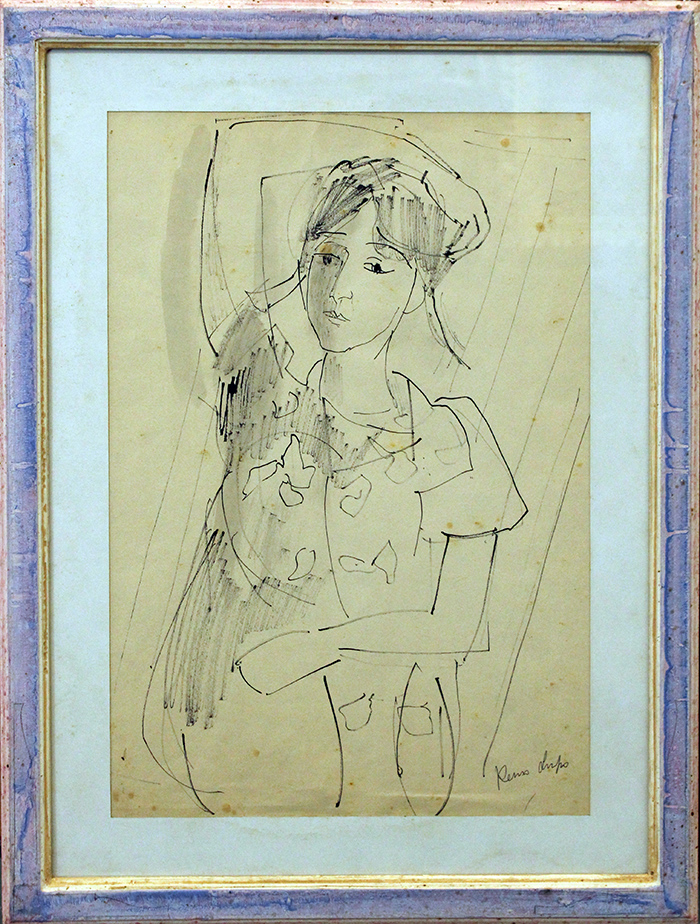 RENZO LUPO "Figura femminile" anno 1986