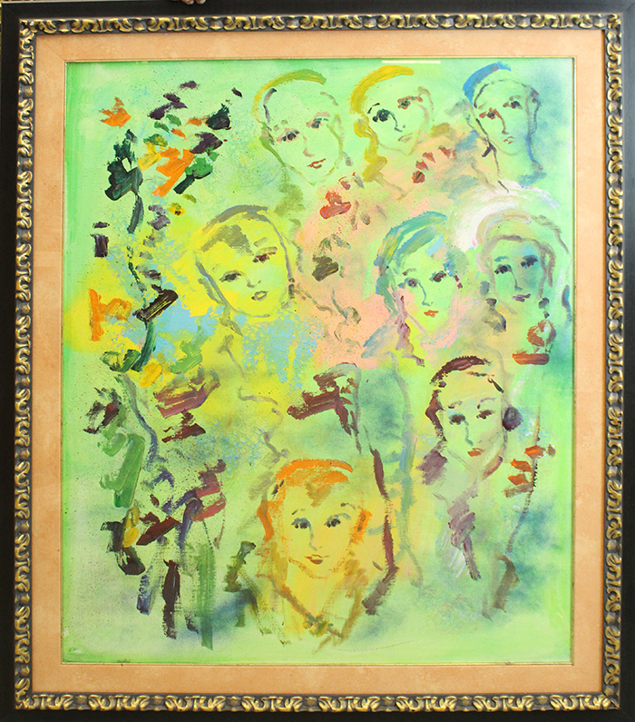 ERNESTO TRECCANI " Figure" anni 70'