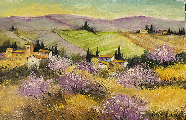 G.GAGLIARDI, "Paesaggio toscano"