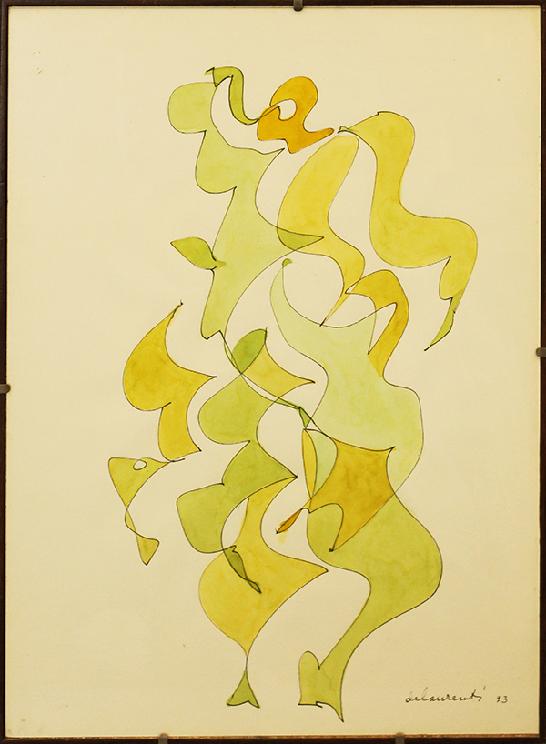 DELAURENTI, "Composizione astratta", 1993