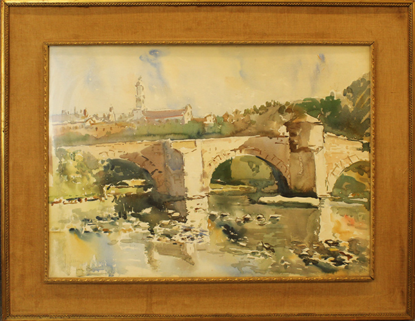 FIRMA ILLEGGIBILE, "Spigno Monferrato", 1957