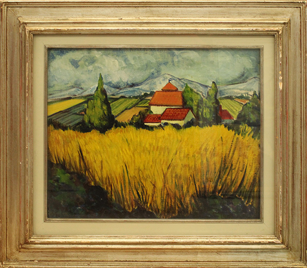 ROHONCI EMILY, "Paesaggio con grano", 1973