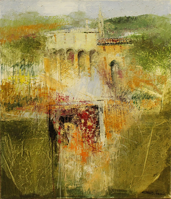 GELINDO CRIVELLARO, "Paesaggio ascolano"