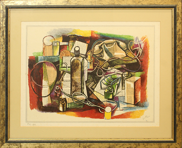 RENATO GUTTUSO, "Natura Morta", 1985