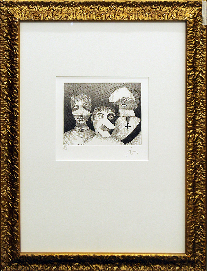 ENRICO BAJ, "Family", 1971