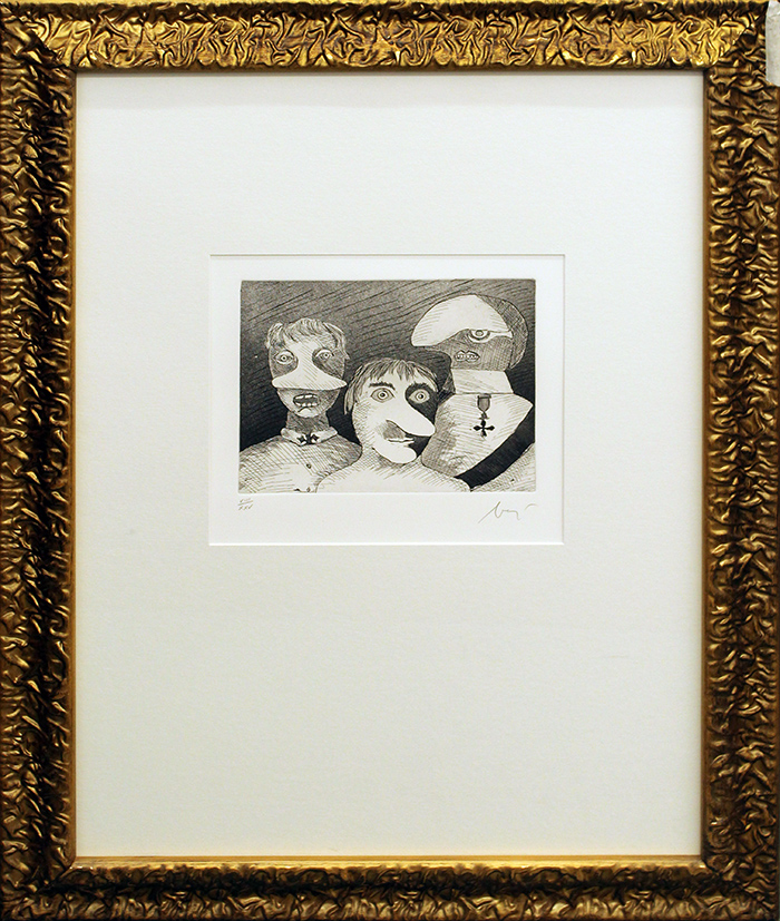 ENRICO BAJ, "Family", 1971