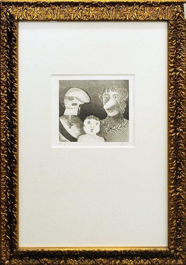 ENRICO BAJ, "Family", 1971