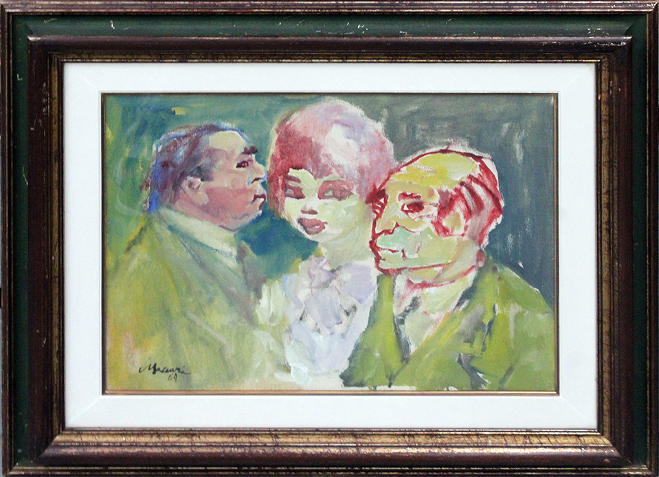 MINO MACCARI, "Personaggi", 1969