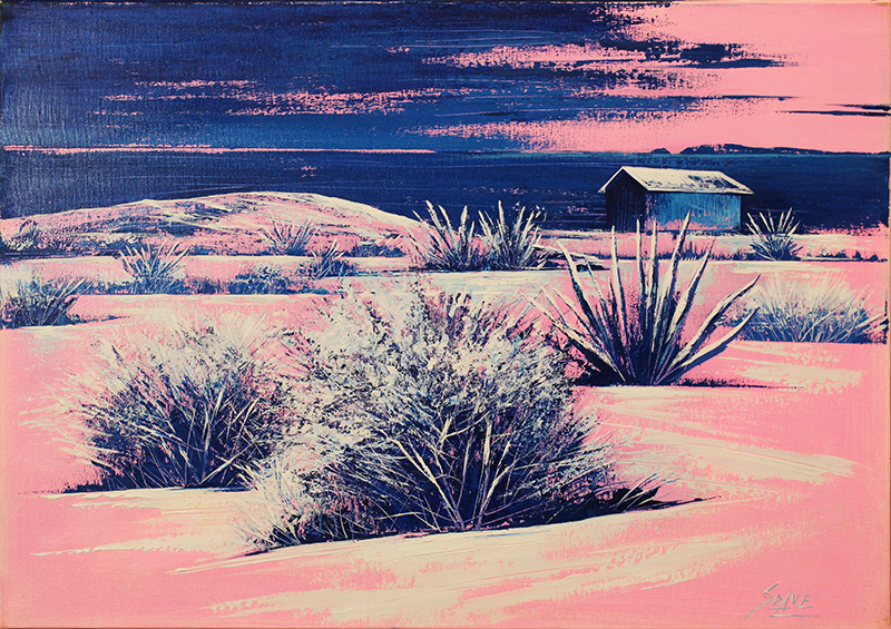 MARIO SOAVE, "Neve in Versilia", anni 2000