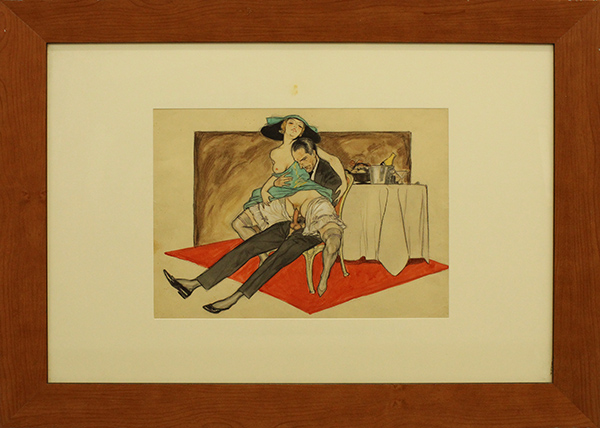 MARCELLO DUDOVICH, "Erotico", anni '50 circa