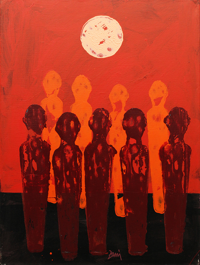 CORRADO ZANI, "Guardare la luna", 2010