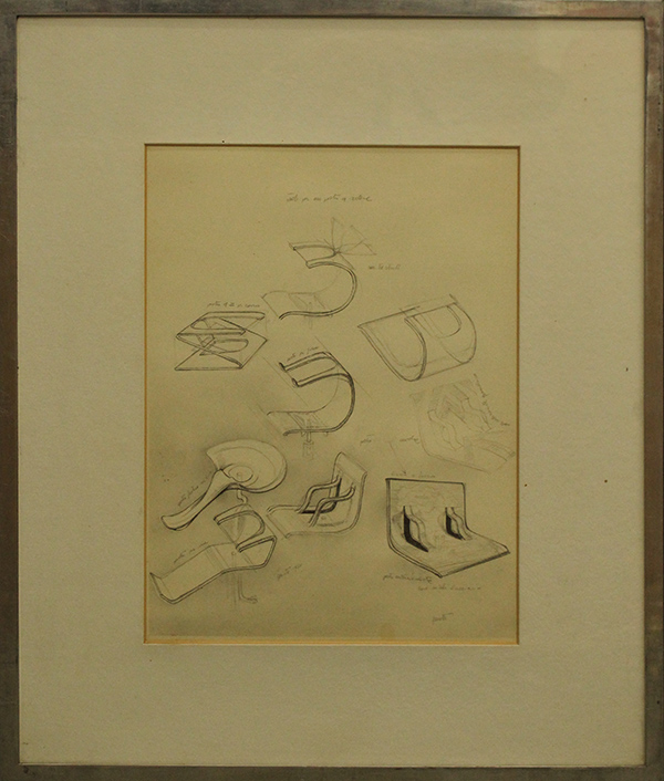 PAOLO GUIOTTO, "Studio per un posto a sedere", anni '70