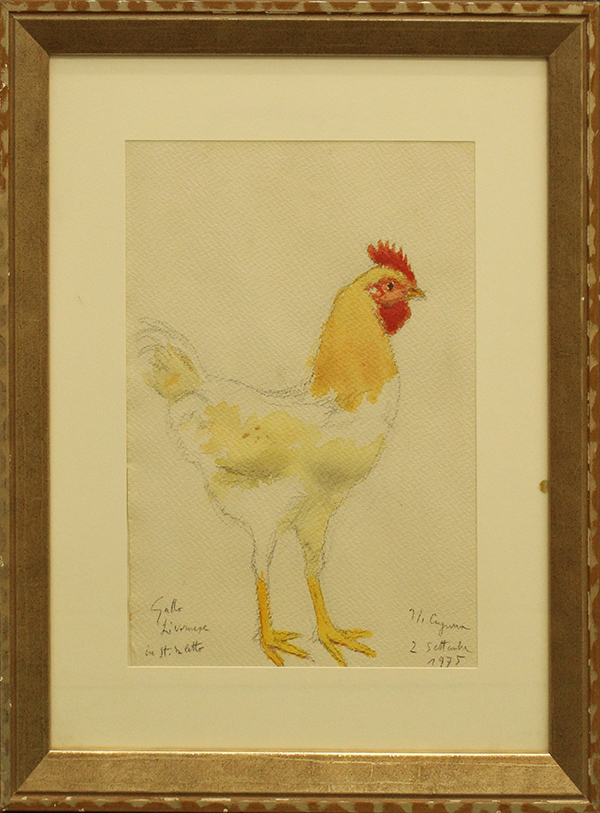 NAZZARENINO CUGURRA, "Gallo Livornese", 1975