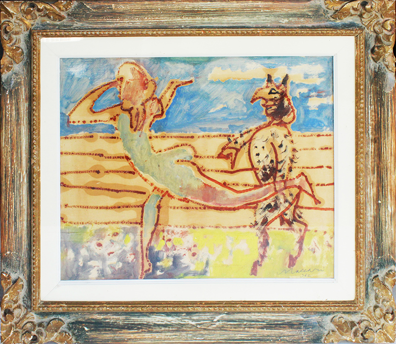 MINO MACCARI, "La Tentazione", 1962