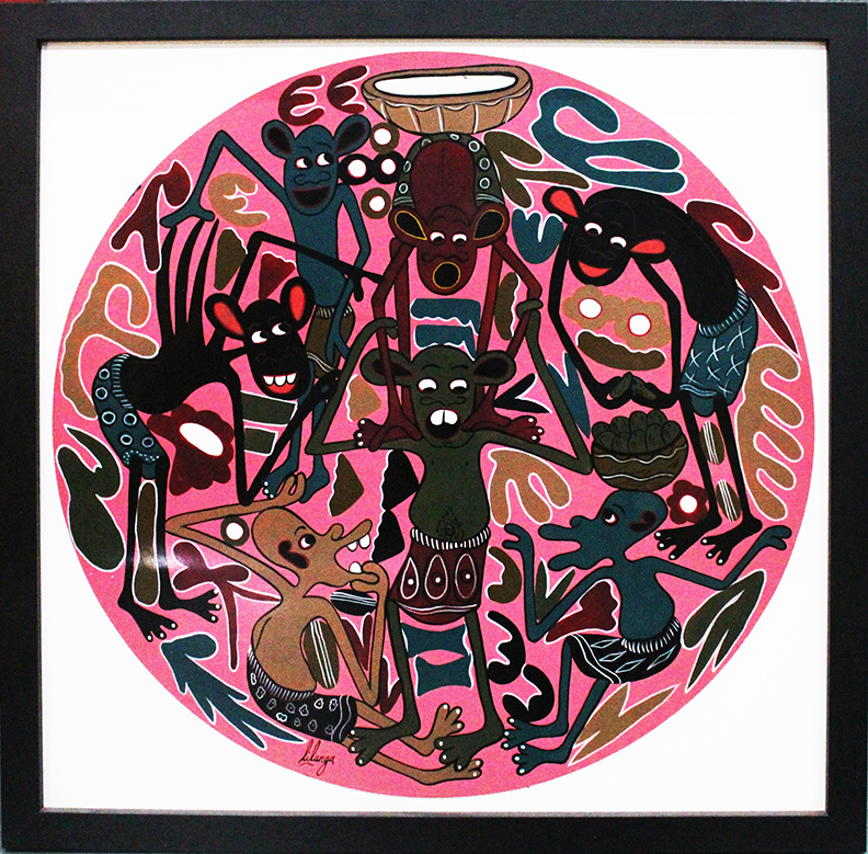 LILANGA, "Wacheza salakasi wakionyesha michezo yao"(Acrobazie che mettono in mostra i loro giochi), 2005