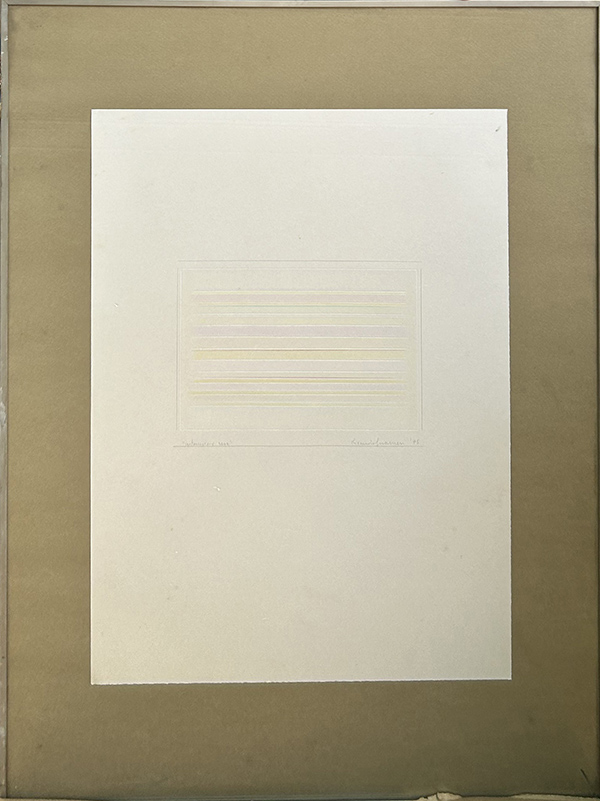 RICCARDO GUARNERI, "Intonazione rosa", 1975