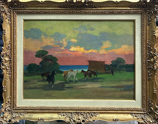 RENATO NATALI, "Tramonto", anni '50