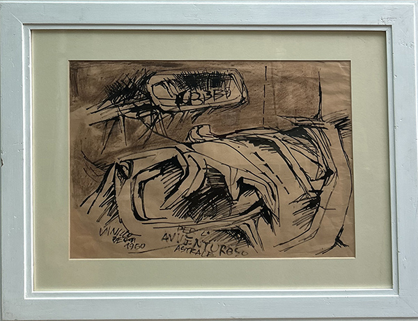 VINICIO BERTI, "Per l'avventuroso astrale", 1960