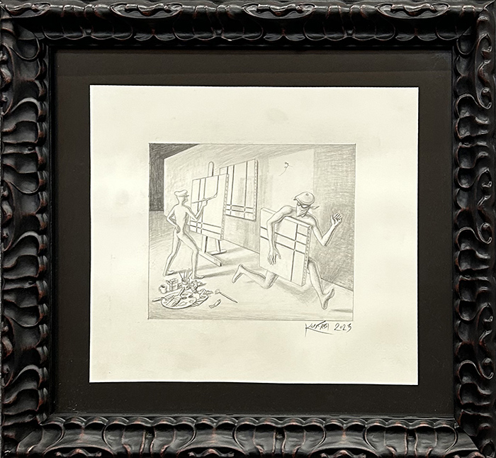 MARK KOSTABY "Amateurs imitate professional steal "