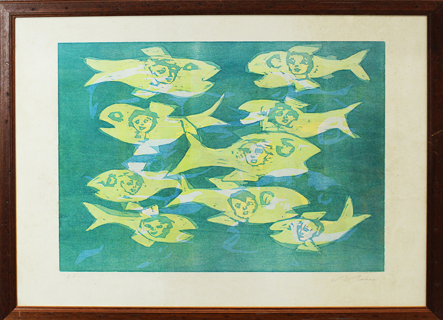 MINO MACCARI, "Pescidonna", anni '80