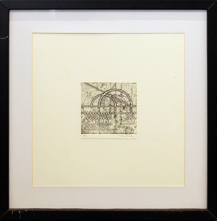 WALTER VALENTINI, "Dall'altezza alla superficie", 1984