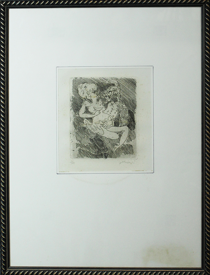 MINO MACCARI, "Coppia", anni '80