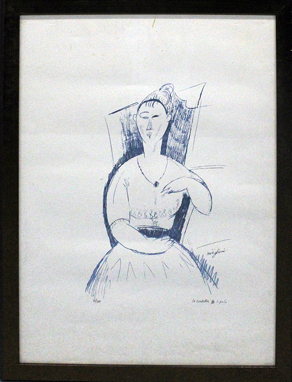 AMEDEO MODIGLIANI, "La scaletta S. Polo"