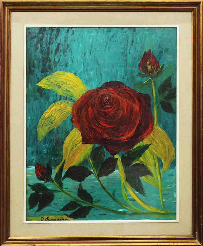 R. SEMINARA, "Ramo di rose", anni '80