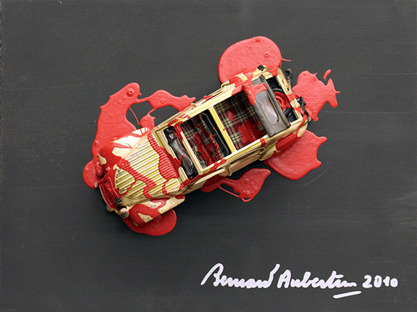 BERNARD AUBERTIN, "Voiture Brulée", 2010