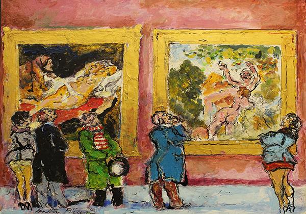 WALTER PIACESI, "Visita al Museo", 2021