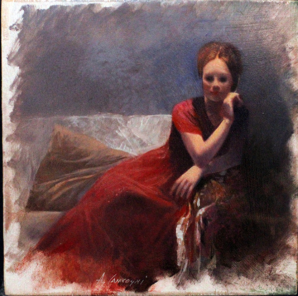 AGOSTINO CANCOGNI, "Il vestito rosso", anni 2000