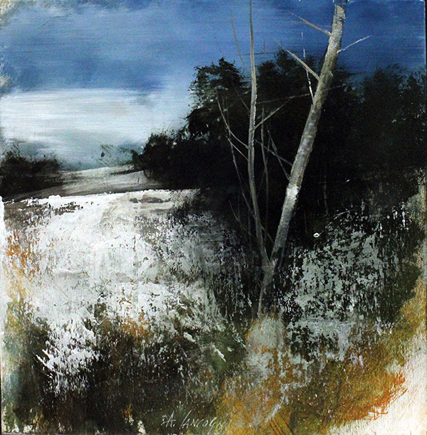 AGOSTINO CANCOGNI, "Nevicata nel bosco", 2018