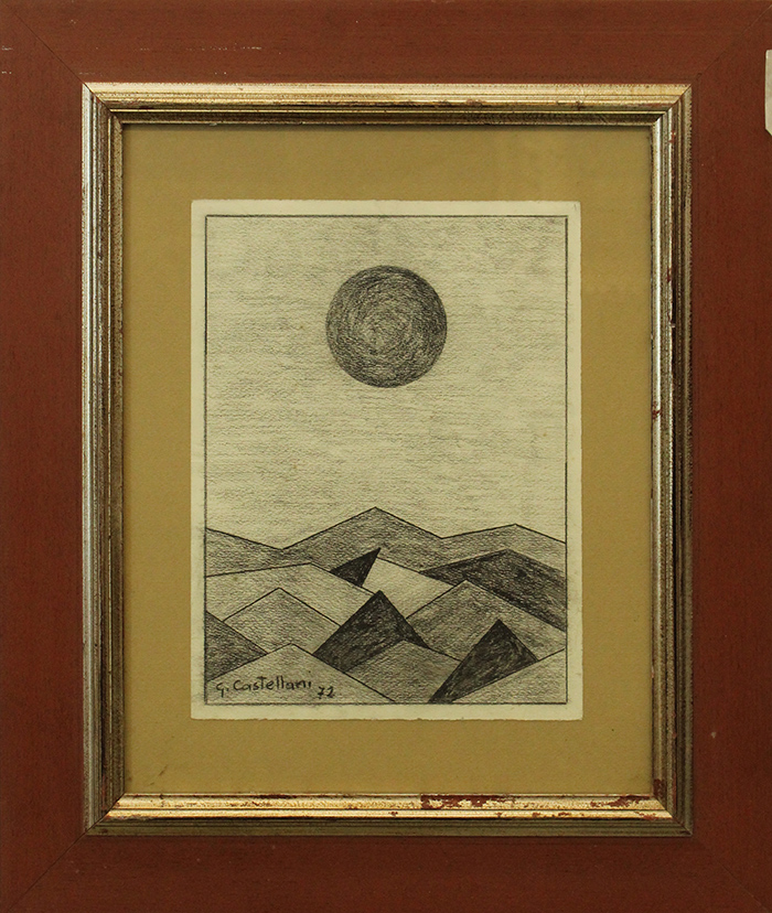 CASTELLANI GIUSEPPE. , 1972, "Paesaggio geometrico"
